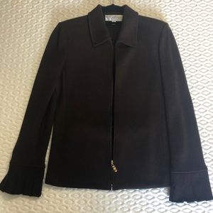 St John Slightly Used Brown Knit Jacket